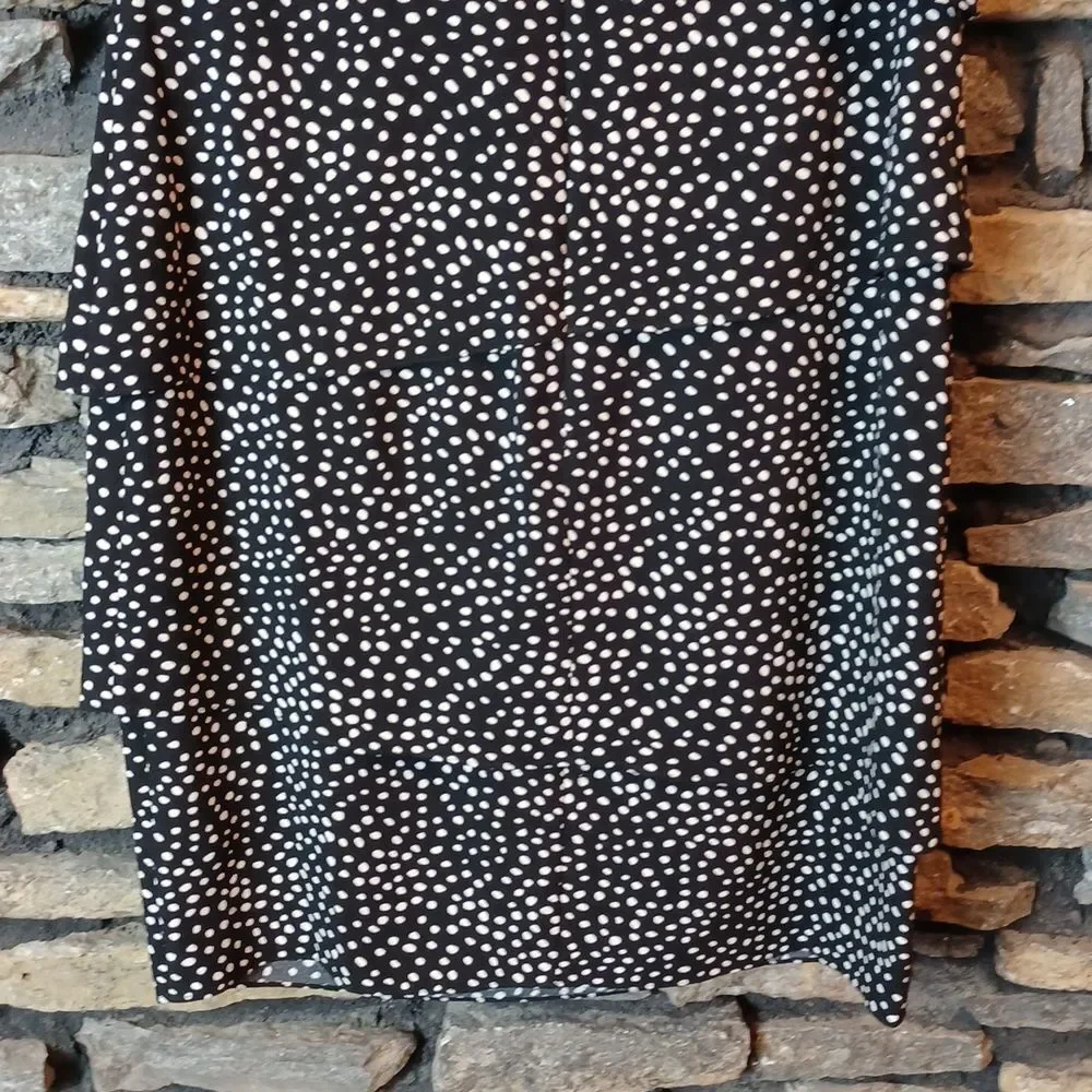 American Living sleeveless black  and white dress sz 14